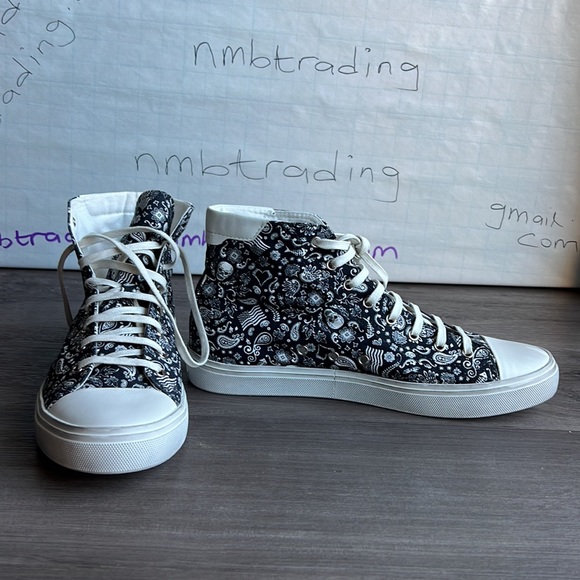 Saint Laurent Paris Size 10M(43) lace up sneakers - Picture 1 of 16